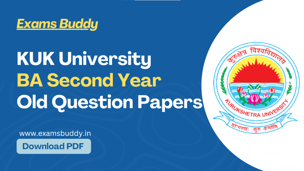 KUK BA 2nd Year Old Question Papers