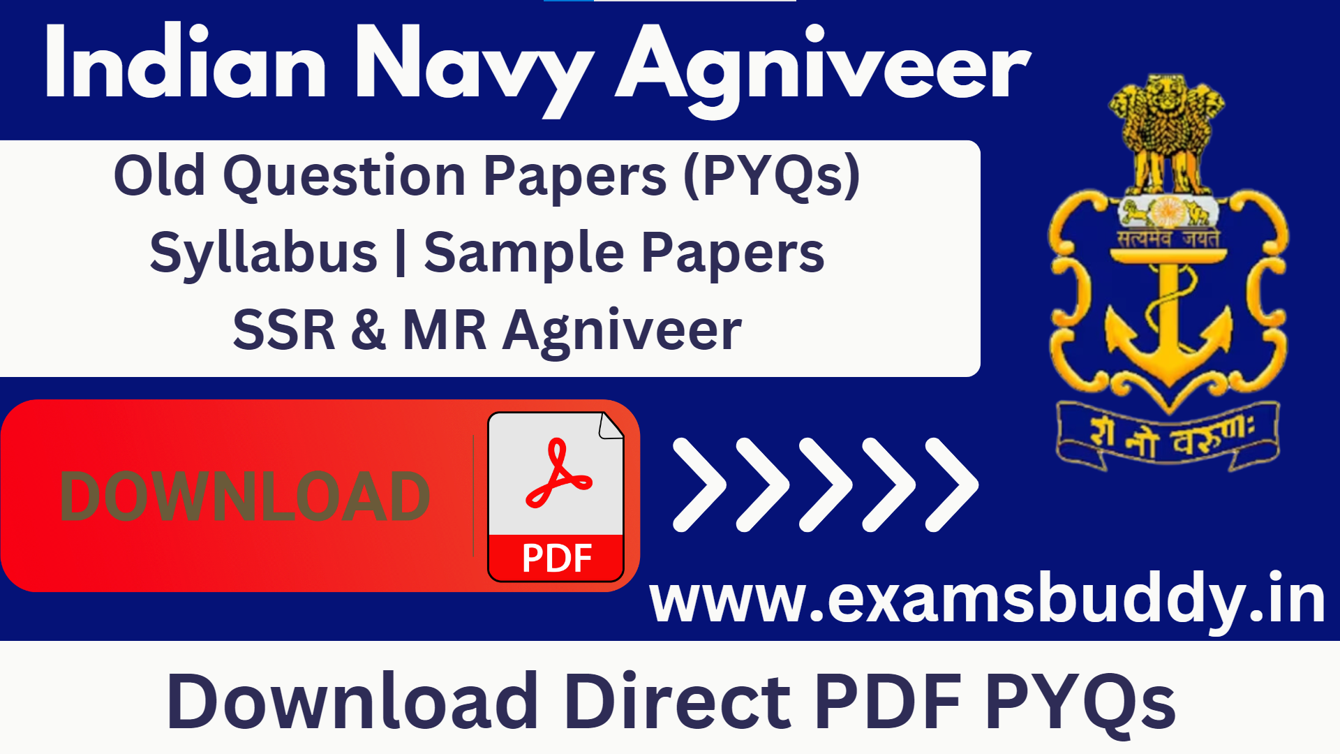 Indian Navy SSR & MR Agniveer Previous Year Question Paper