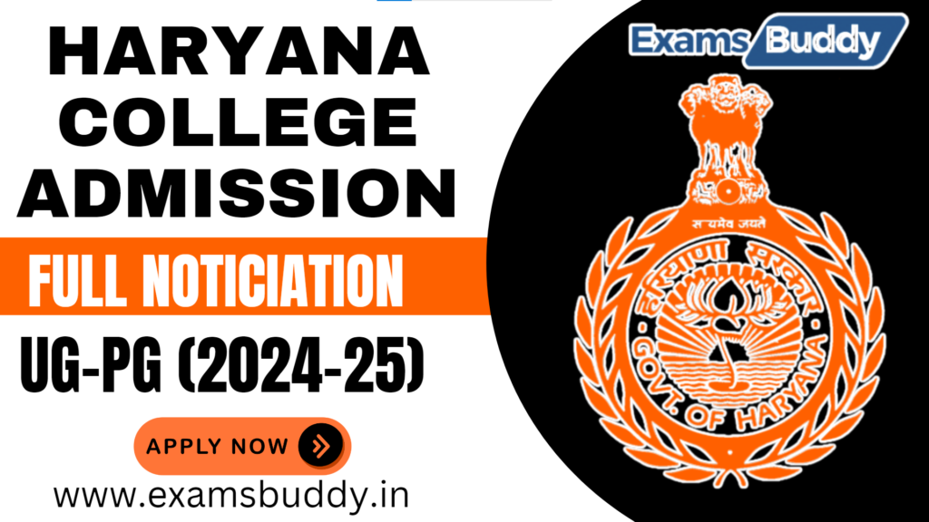 Haryana College Admission 2024 UG & PG Admission Haryana