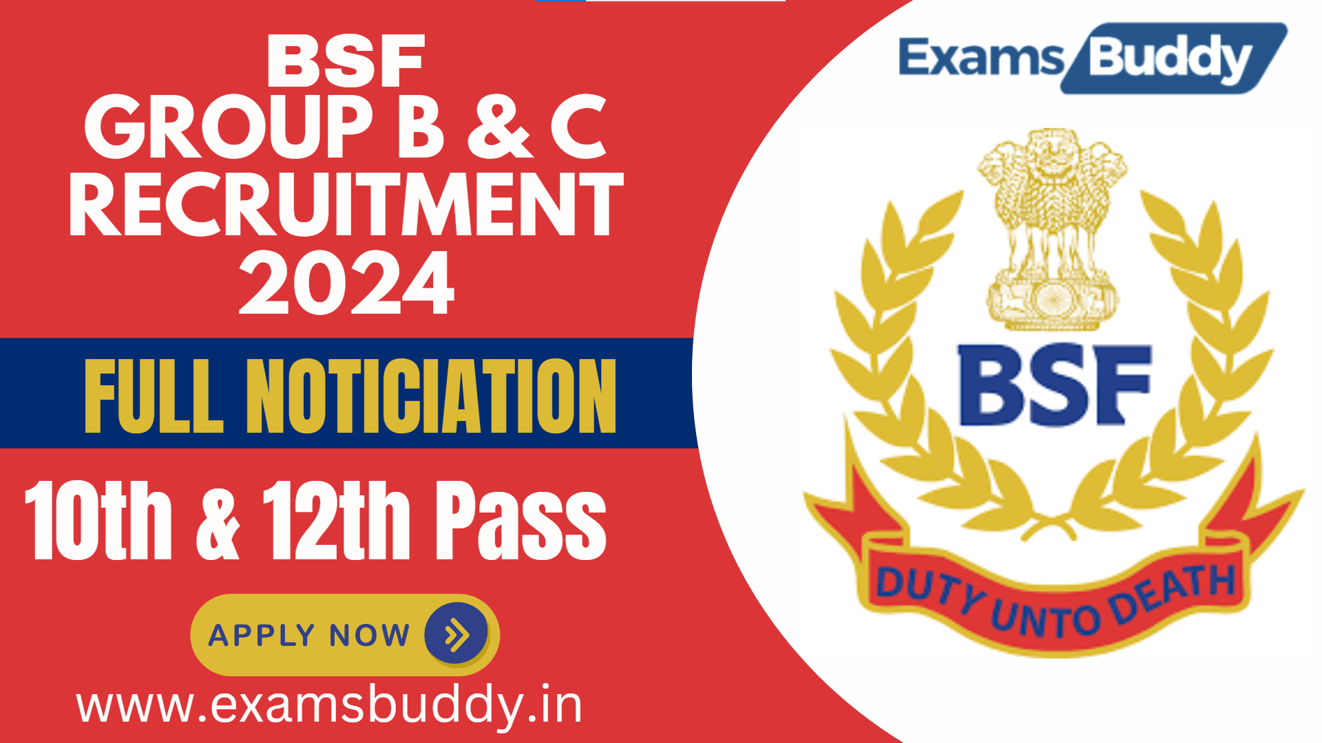 BSF Workshop SMT Group B And C Apply Online Form 2024 - Exams Buddy