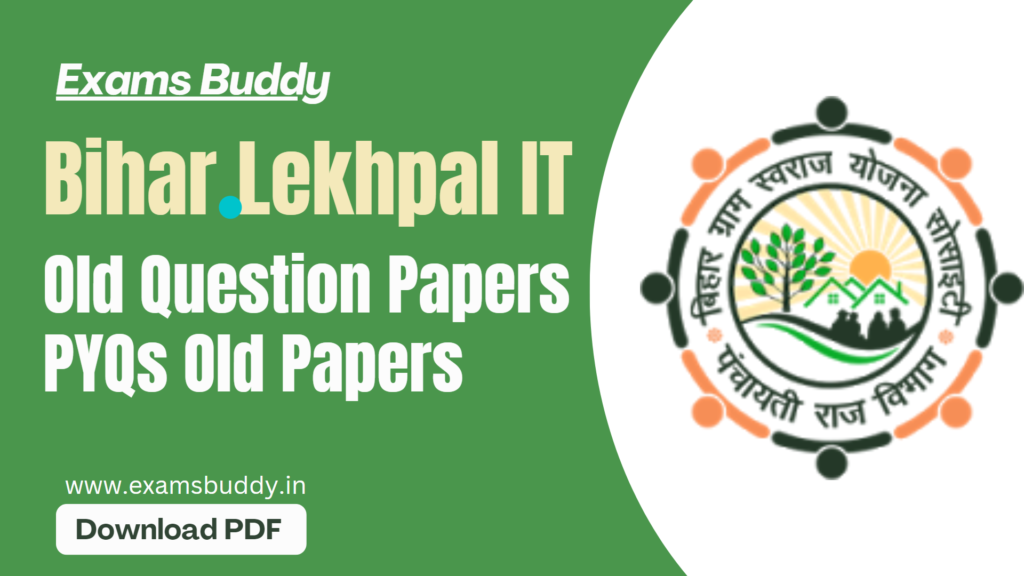 Bihar Lekhpal IT Sahayak Old Previous Year Question Paper