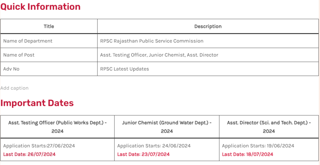 RPSC Rajasthan Latest Job Reqruitment 2024 Apply Online Now