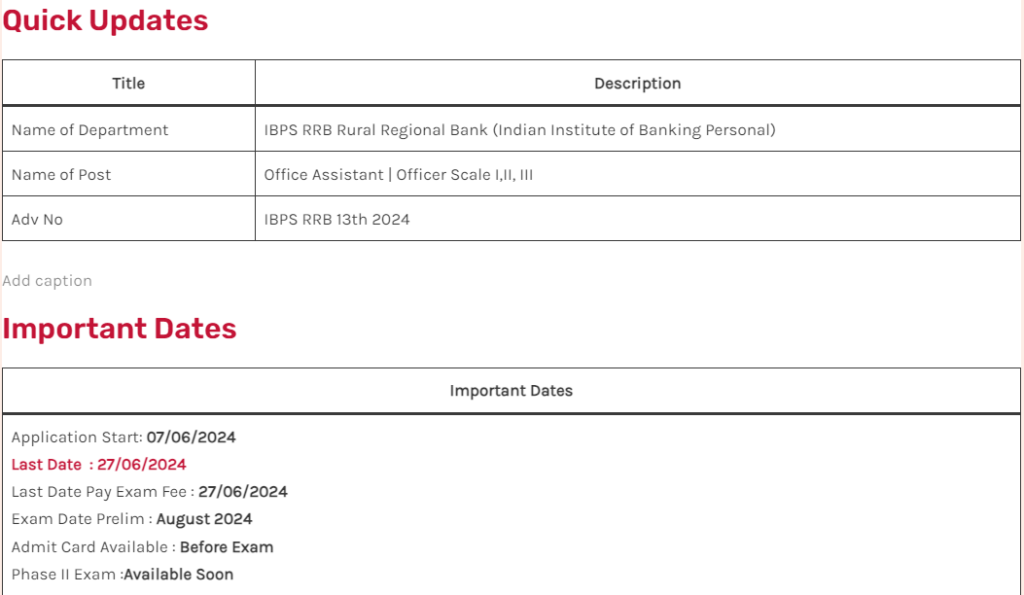 IBPS RRB 13th Reqruitment 2024 for 8500 Vacancies Apply Now